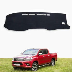 dashboard pad cover for toyota hilux sr5 4x4 revo hi rider 8th gen an120 an130 2015 2019 dash mat dashmat car accessories carpet