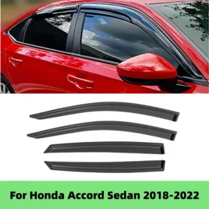 for honda accord sedan 2018 2022 window visors rain sun deflector guard weathershield moulding trim cars styling accessories