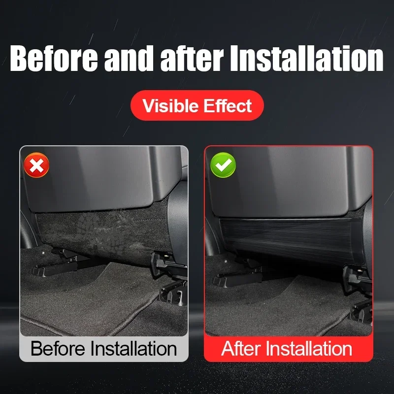 for 2024 toyota land cruiser prado 250 stainless steel seat protection kick plate lc250 j250 interior upgrade tuning for 2024 toyota land cruiser prado 250 stainless steel seat protection kick plate lc250 j250 interior upgrade tuning