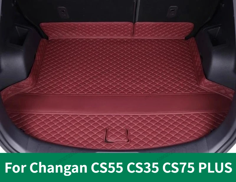for changan cs55 cs35 cs75 plus 2025 custom car trunk mats leather waterproof cargo liner auto accessories interior decoration for changan cs55 cs35 cs75 plus 2025 custom car trunk mats leather waterproof cargo liner auto accessories interior decoration