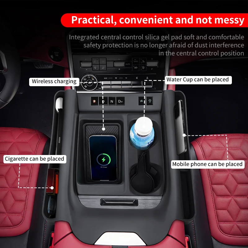 for nissan 2020 2024 2025 2026 patrol y62 y63 center console silicone cover anti scratch protective case for cup holder armrest for nissan 2020 2024 2025 2026 patrol y62 y63 center console silicone cover anti scratch protective case for cup holder armrest