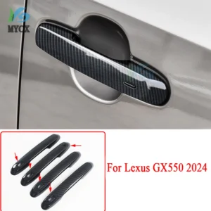 for lexus gx550 2024 outside door handles decoration cover gx 550 series exterior upgraded accessories chrome tuning body kit