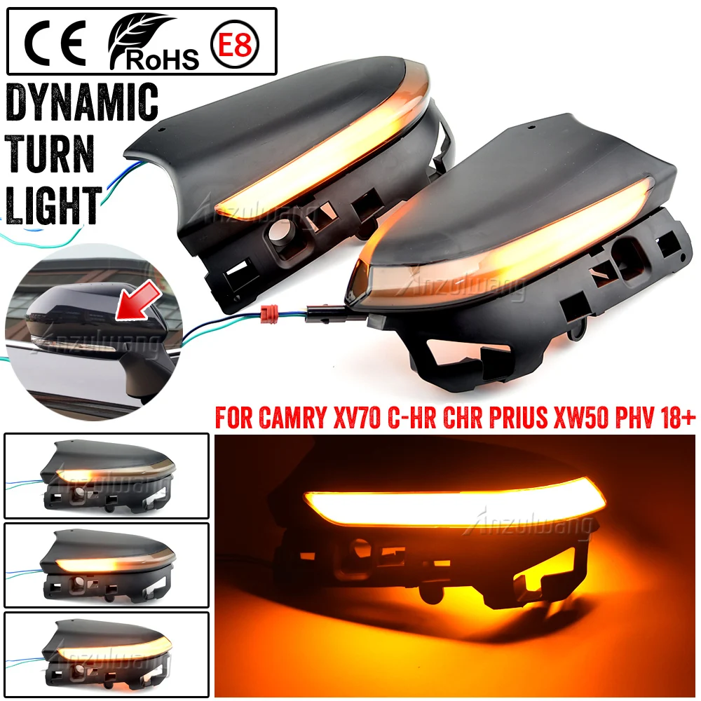 for toyota camry xv70 c hr chr prius xw50 phv dynamic led turn signal light side mirror sequential parking puddle lamp blinker for toyota camry xv70 c hr chr prius xw50 phv dynamic led turn signal light side mirror sequential parking puddle lamp blinker