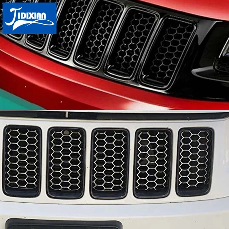 jidixian racing grills for jeep grand cherokee 2014 2015 2016 front insert honeycomb grille mesh decoration cover jidixian racing grills for jeep grand cherokee 2014 2015 2016 front insert honeycomb grille mesh decoration cover