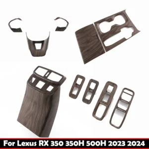for lexus rx 350 350h 500h 2023 2024 interior accessories door armrest window swicth center contorl gear shift panel cover