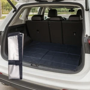 universal waterproof polyester fiber cargo mat portable dustproof luggage liner pet mat for car suv trunk protection