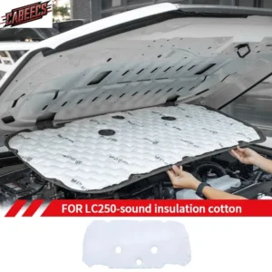for toyota land cruiser prado 250 lc250 2024+ car hood sound insulation pad engine noise reduction mat sound insulating pad