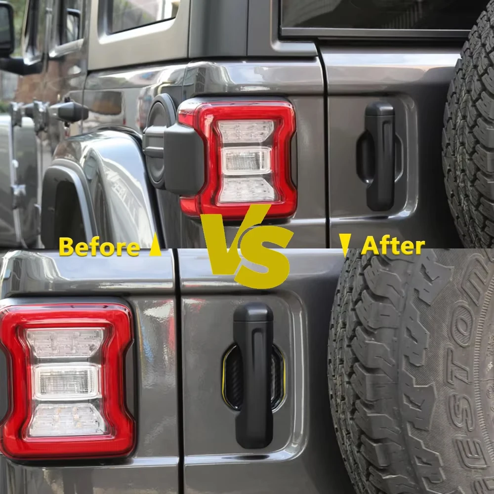 outer door handle bowl cover trim for jeep wrangler jl 4xe gladiator jt 2018 2024 2/4door carbon fibre exterior part outer door handle bowl cover trim for jeep wrangler jl 4xe gladiator jt 2018 2024 2/4door carbon fibre exterior part