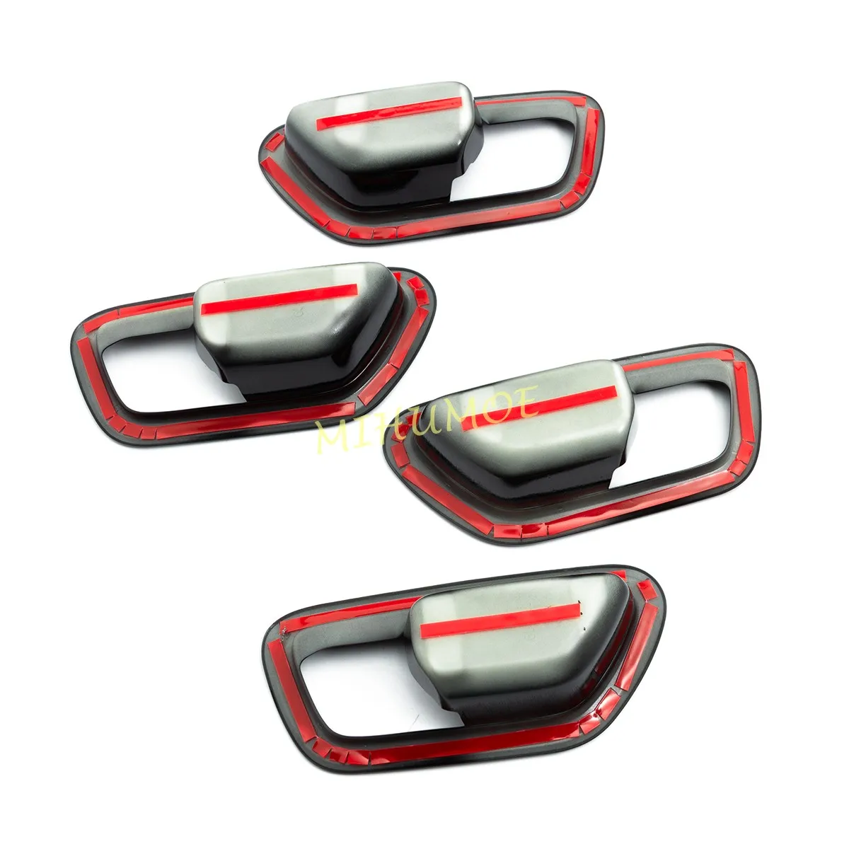 4pcs glossy black inner door handle bowl panel cover trims for honda pilot 2023 2024 2025 interior mouldings 4pcs glossy black inner door handle bowl panel cover trims for honda pilot 2023 2024 2025 interior mouldings