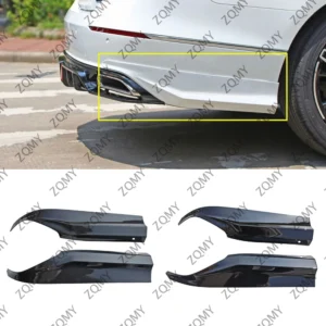 rear bumper protection guard diffuser lip splitters spats aprons side molding for honda accord/inspire 10th/10.5th gen 2018 2022