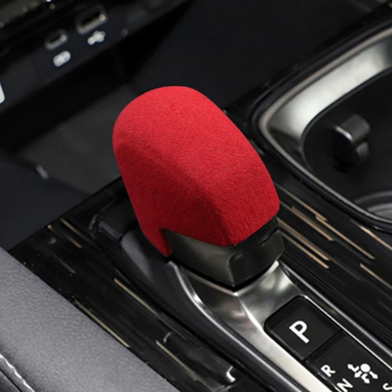 for lexus nx rx lm series 2022 2023 2024 suede leather car gear shift knob cover car gear handle head car inner for lexus nx rx lm series 2022 2023 2024 suede leather car gear shift knob cover car gear handle head car inner