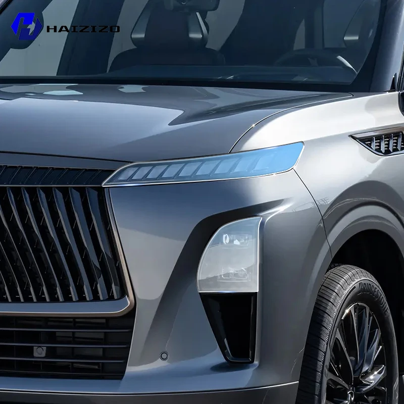 for infiniti qx80 2025 2026 smoke black tpu headlight protection film anti scratch & uv resistant easy install vinyl wrap kit for infiniti qx80 2025 2026 smoke black tpu headlight protection film anti scratch & uv resistant easy install vinyl wrap kit