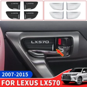 stainless steel door handle panel for lexus lx570 lx 570 2007 2015 2014 2013 2012 2011 2010 2009 interior decoration accessories