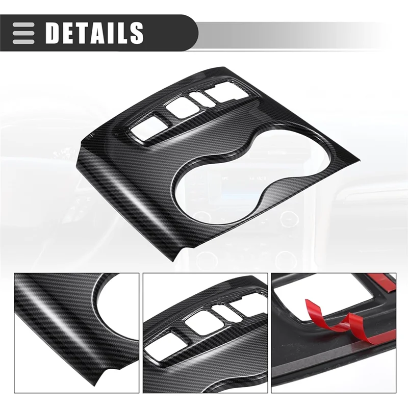 reliable for honda ridgeline 2021 2023 pilot 2016 2022 central control gear shift panel cup holder cover trim carbon fiber car p reliable for honda ridgeline 2021 2023 pilot 2016 2022 central control gear shift panel cup holder cover trim carbon fiber car p