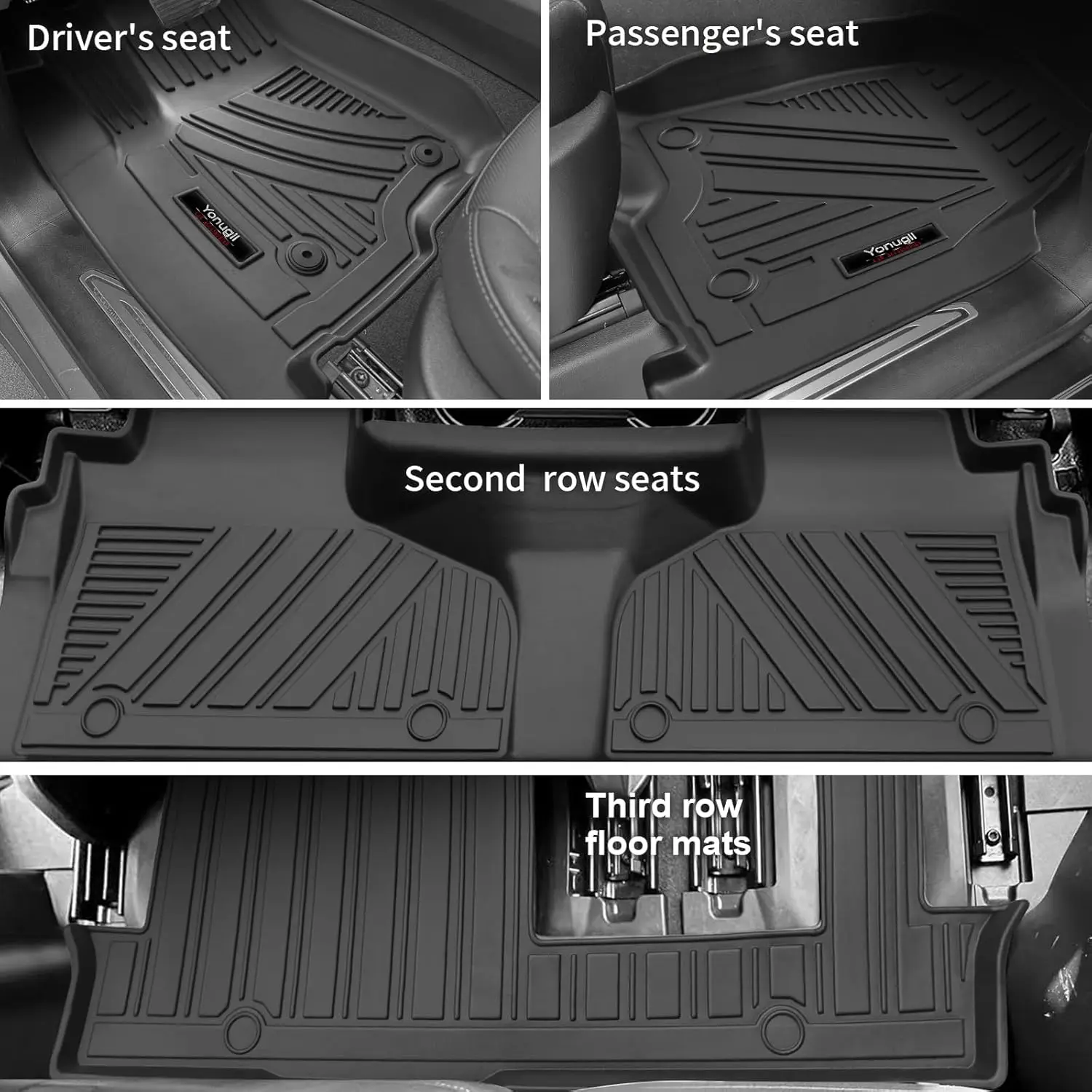 black tpe rubber mat all weather suitable for 2021 2025 chevrolet tahoe/gmc yukon (non xl) 7 seater,floor, trunk,backseat mats black tpe rubber mat all weather suitable for 2021 2025 chevrolet tahoe/gmc yukon (non xl) 7 seater,floor, trunk,backseat mats