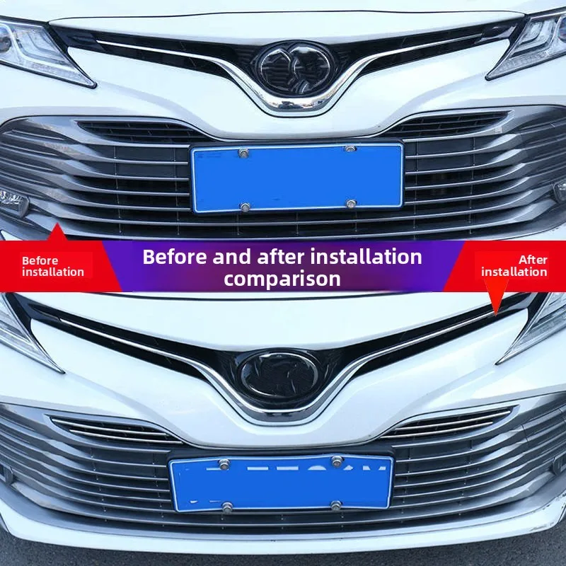 for toyota camry 70 xv70 2018~2023 hybrid car front bumper grille grill frame frame panels decoration strip external for toyota camry 70 xv70 2018~2023 hybrid car front bumper grille grill frame frame panels decoration strip external