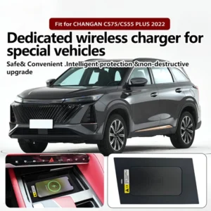 for changan cs75 cs55 plus 2022 car wireless charger center console smart q i/magnetic version fast charging pad phone holder