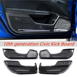 for honda civic 10th generation all inclusive abs four door anti kick decorative panel carbon look three box