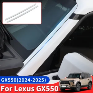 for 2024 2025 lexus gx550 550h front windscreen car window chrome decoration sequins accessories gx 550 exterior upgraded tuning