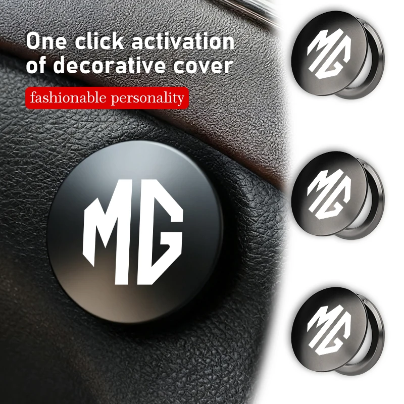 for mg car logo one click start button decoration protection cover accessories hector tf gt zr 3 5 6 7 hs zs gs rx5 rx8 for mg car logo one click start button decoration protection cover accessories hector tf gt zr 3 5 6 7 hs zs gs rx5 rx8