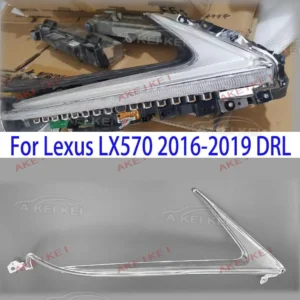 fit for lexus lx570 2016 2017 2018 2019 car drl headlight light guide strip daytime running light tube bar angel eye