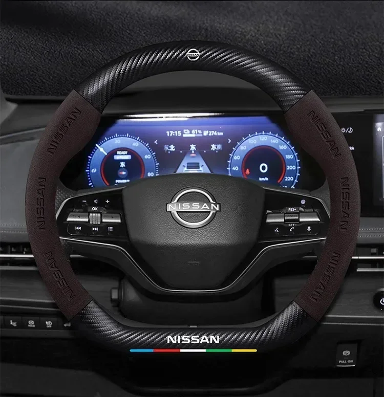 car steering wheel cover nissan qashqai juke x trail patrol note leaf altima maxima micra murano rogue pulsar sentra teana tiida car steering wheel cover nissan qashqai juke x trail patrol note leaf altima maxima micra murano rogue pulsar sentra teana tiida