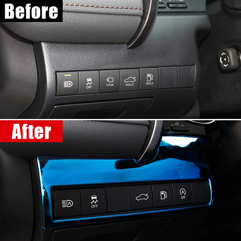 for toyota camry xv70 70 2018 2023 stainless car head lamp light switch headlight adjustment knob panel control button trim for toyota camry xv70 70 2018 2023 stainless car head lamp light switch headlight adjustment knob panel control button trim