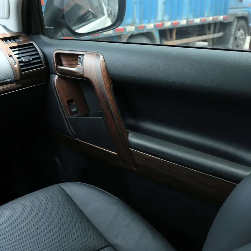 pine wood grain for toyota land cruiser prado fj150 150 2010 2019 car door handle interior frame trim sticker car pine wood grain for toyota land cruiser prado fj150 150 2010 2019 car door handle interior frame trim sticker car