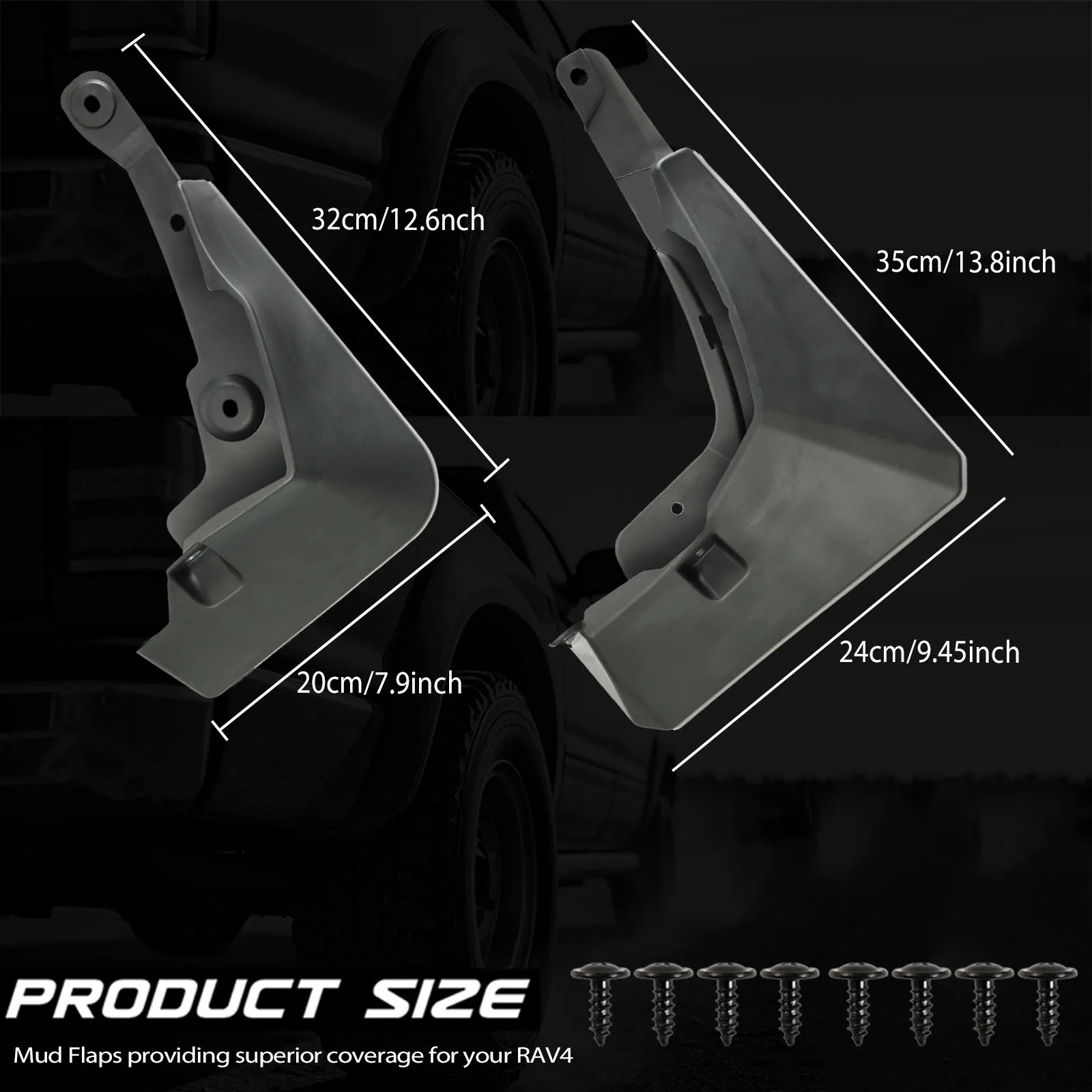 4x for toyota rav4 xa50 adventure trd edge trail 2019 2025 mud flaps splash guards front rear pk38942k01tp 2024 2023 2022 2021 4x for toyota rav4 xa50 adventure trd edge trail 2019 2025 mud flaps splash guards front rear pk38942k01tp 2024 2023 2022 2021
