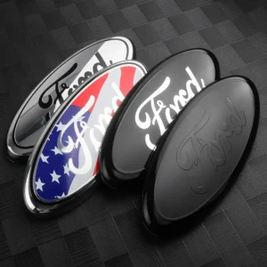 non destructive car front grille badge trunk cover sticker decal for ford fiesta st fusion explorer escape shelby edge kuga mk6