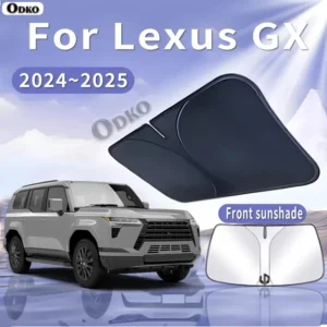 foldable car sun visor for lexus gx 550 j250 2024~2025 front windshield sunshade heat insulation summer cooling auto accessories