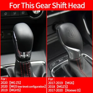 alcantara suede car gear lever shift protection cover for mg zs mg5 hs mg6 roewe i5 gt ev shift sleeve sticker car accessories