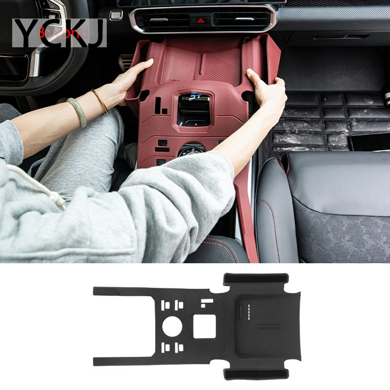 upgrade full coverage central control silicone pad for chery jetour t2 traveller 2023 25 wireless charging pad with storage box upgrade full coverage central control silicone pad for chery jetour t2 traveller 2023 25 wireless charging pad with storage box