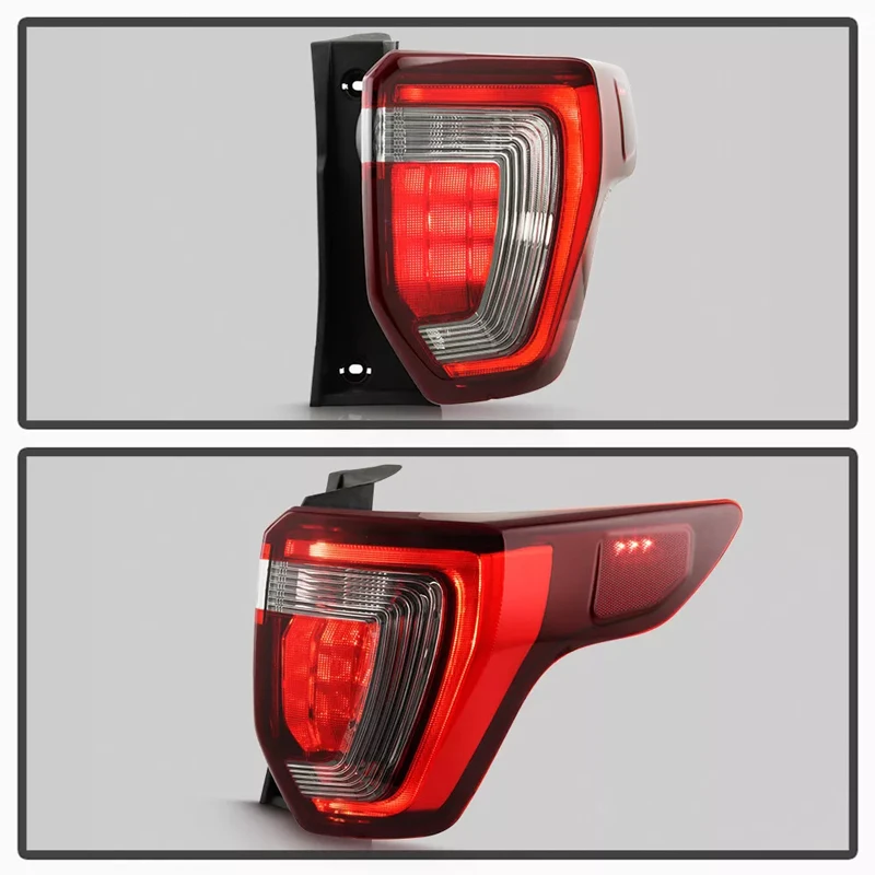 red/black lens led tail lights for ford explorer sport 2016 2017 2018 2019 rear tail light driving lamp led brake light assembly red/black lens led tail lights for ford explorer sport 2016 2017 2018 2019 rear tail light driving lamp led brake light assembly