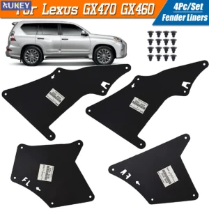fender liners splash shield for lexus gx470 gx460 gx 470 460 2003 2020 apron seal mud flaps guards mudflaps w/clips flares