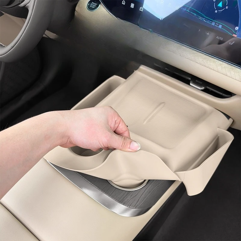 for changan 4th generation cs75 plus wireless charging gear panel central control silicone pad non slip cup pad for interior for changan 4th generation cs75 plus wireless charging gear panel central control silicone pad non slip cup pad for interior