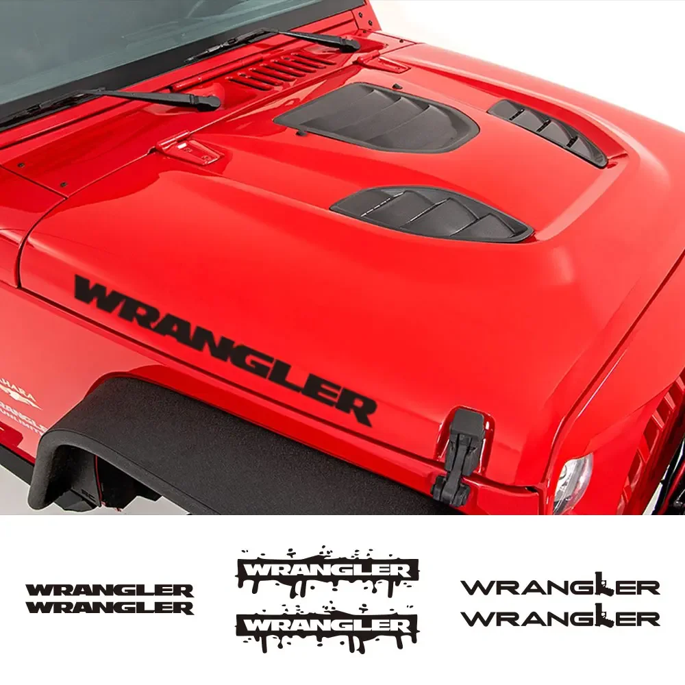 2pcs car hood cover engine stickers for jeep wrangler jk jl tj yj unlimited diy exterior tuning pvc bonnet decals. 2pcs car hood cover engine stickers for jeep wrangler jk jl tj yj unlimited diy exterior tuning pvc bonnet decals.