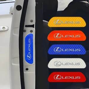car door reflective sticker night light warning decal accessories for lexus ls is350 es300 gs350 ct200h gx460 lx570 rx500h nx300