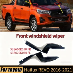 for toyota hailux revo 2016 2021 front windshield wiper corner decorative cover lower diversion plate 53866 0k050 52867 0k050