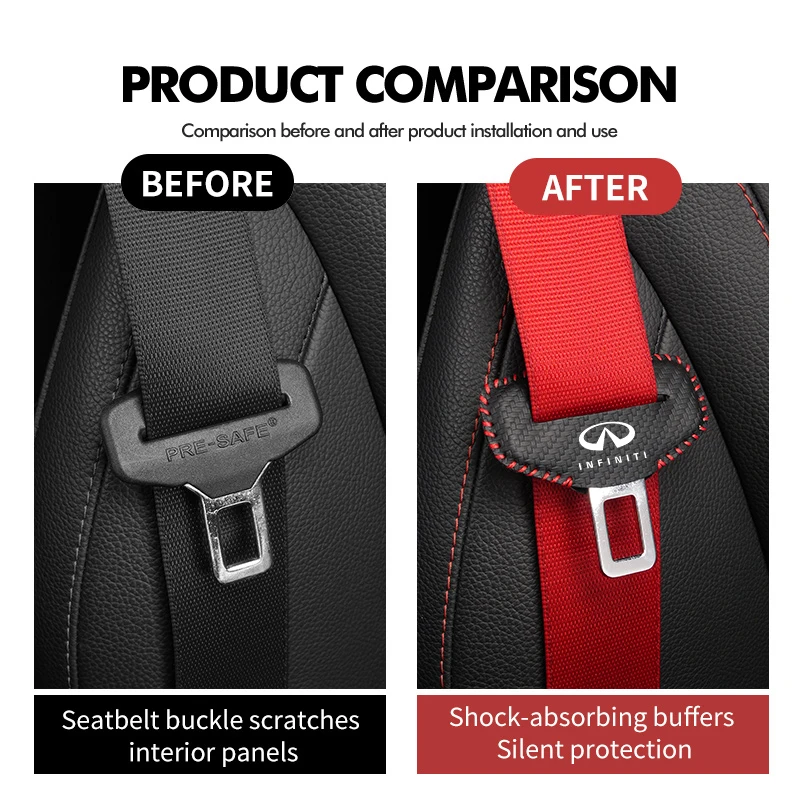 for infiniti pu leather car seat belt buckle clip cover protector anti scratch case fx35 q30 g37 qx70 g35 qx50 qx60 qx80 qx30 for infiniti pu leather car seat belt buckle clip cover protector anti scratch case fx35 q30 g37 qx70 g35 qx50 qx60 qx80 qx30