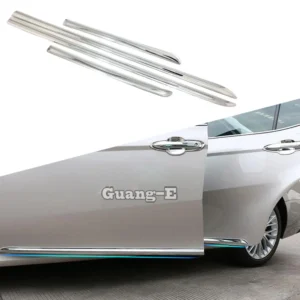 for toyota camry xv70 2017 2018 2019 2020 2021 2022 side door body trim strip molding part chrome stream lamp panel bumper hoods
