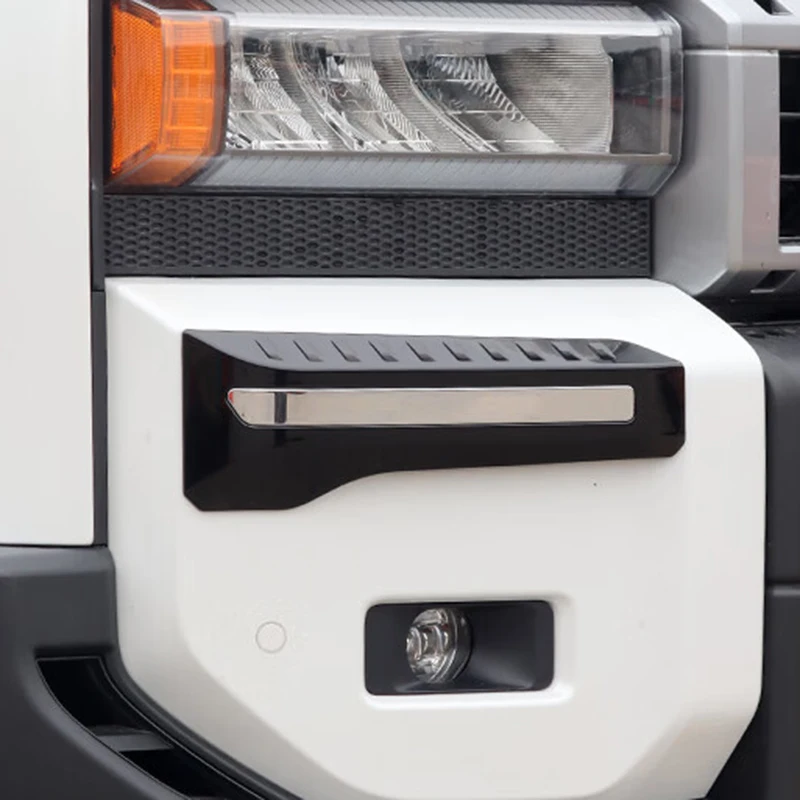 for toyota land cruiser 250 prado lc250 2024 + car exterior front fog bumper light lamp frame foglamp upper cover for toyota land cruiser 250 prado lc250 2024 + car exterior front fog bumper light lamp frame foglamp upper cover