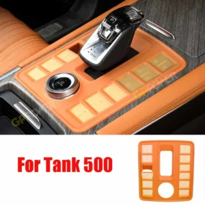for great wall tank 500 tank 500 gear dust cover gear sticker center console silicone pad car interior accessories