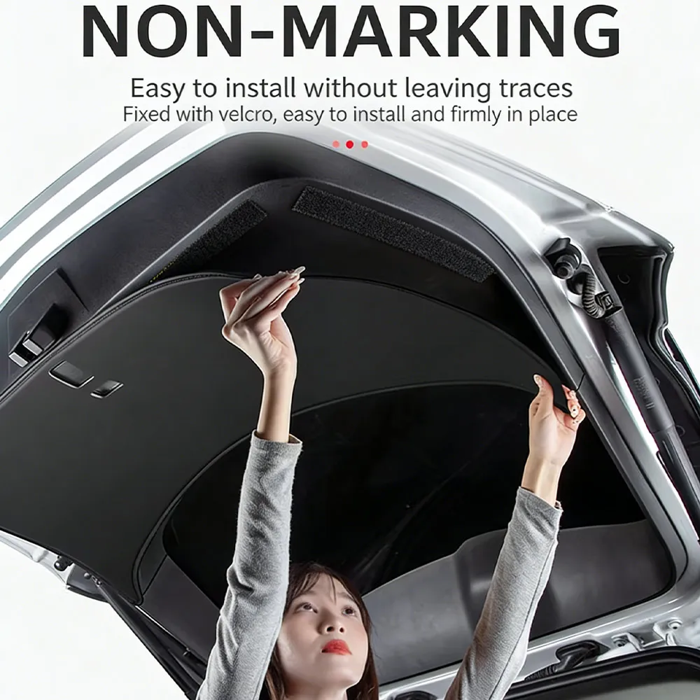 trunk door mat for geely boyue l fx11 starray atlas 2022~2026 interior protection pad cargo anti dirty liner cover trunk door mat for geely boyue l fx11 starray atlas 2022~2026 interior protection pad cargo anti dirty liner cover