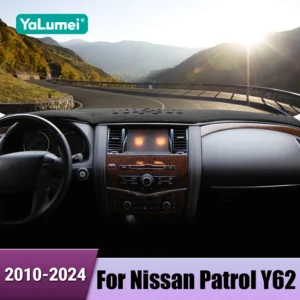 car dashboard sun shade cover mat non slip anti uv pad for nissan patrol y62 2010 2019 2020 2021 2022 2023 2024 accessories