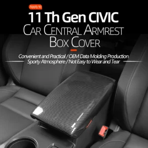 for honda 2022 2025 11 th gen civic sedan/hatchback/lx/ex/sport/touring handrail box protective cover
