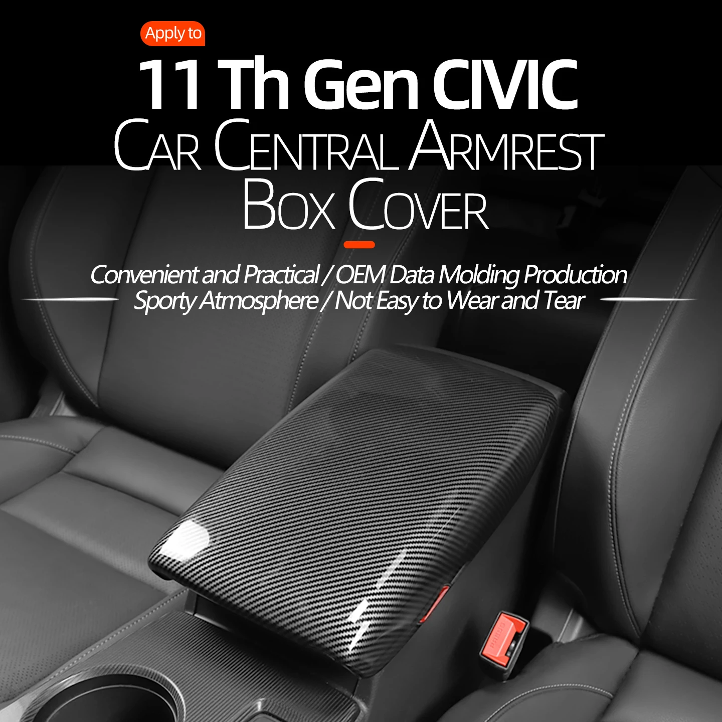 for honda 2022 2025 11 th gen civic sedan/hatchback/lx/ex/sport/touring handrail box protective cover for honda 2022 2025 11 th gen civic sedan/hatchback/lx/ex/sport/touring handrail box protective cover