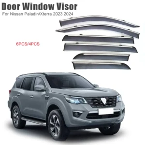 for nissan paladin/terra 2023 2024 door window visor rain guards weather shield vent deflectors