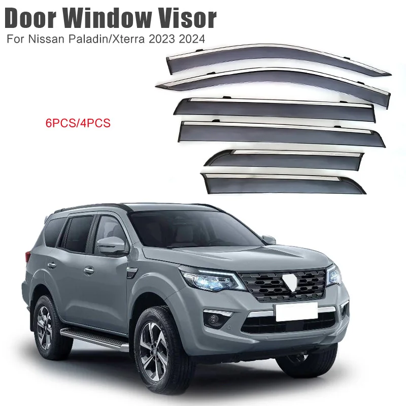 for nissan paladin/terra 2023 2024 door window visor rain guards weather shield vent deflectors for nissan paladin/terra 2023 2024 door window visor rain guards weather shield vent deflectors