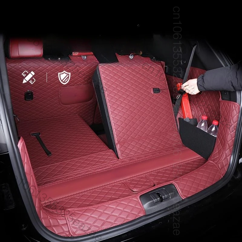 high quality leather car trunk mat for jetour x70 plus 5/7seats 2025 custom waterproof cargo liner boot carpets high quality leather car trunk mat for jetour x70 plus 5/7seats 2025 custom waterproof cargo liner boot carpets